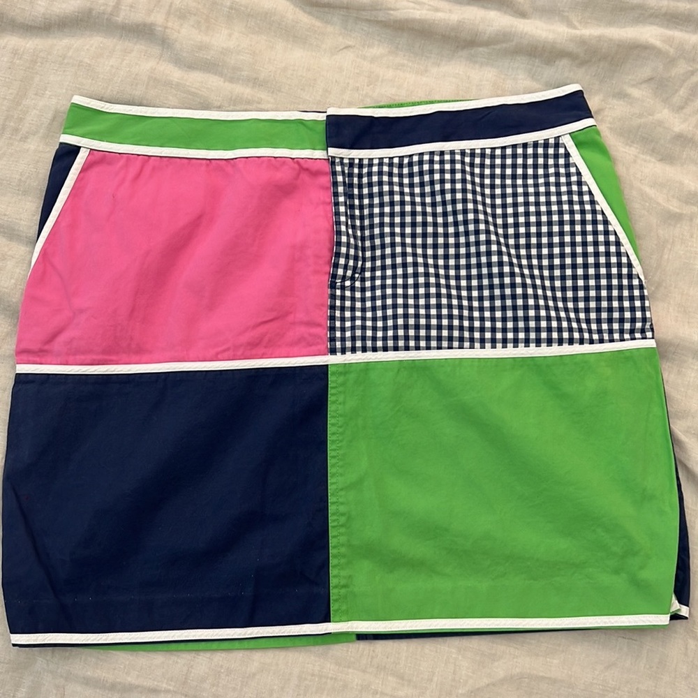 Lilly Pulitzer 4 color block skirt